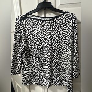 LANDS END WOMENS TOP SIZE 1X 16W-18W LONG SLEEVES